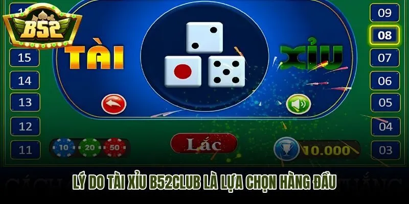 Tài xỉu B52Club với phiên nhanh luật rõ và nhiều cửa cược linh hoạt